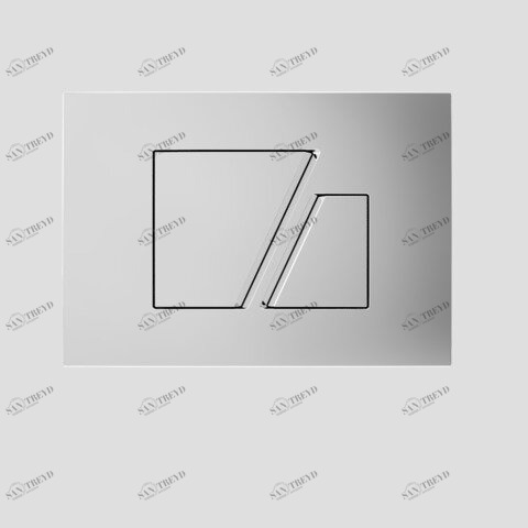 SANIT 472271517 Санит толкающей пластиной S707 хром 