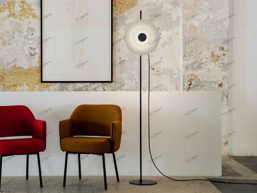 Milan Iluminacion Светодиодный торшер из сатинированного стекла Halos sun-id-1395459