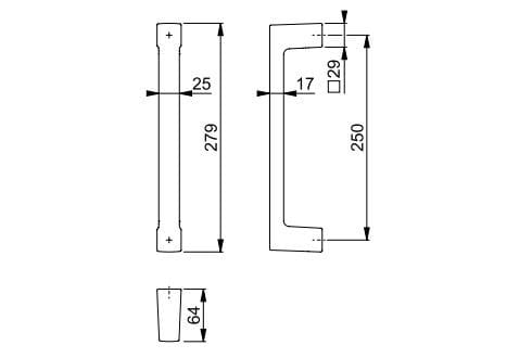 Алюминиевая ручка HOPPE Тулон ARCH-00108438 - Вид №4