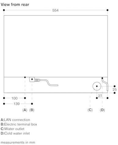 Gaggenau Комбинированная стеклянная печь Serie 200 Bsp260131  - Вид №3