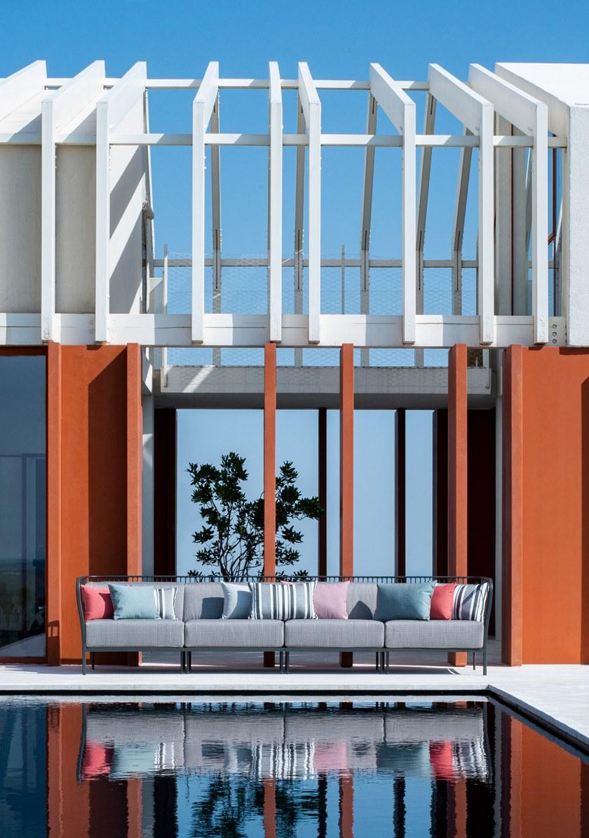 emu Садовое кресло из ткани с подлокотниками Cannolè 1080 - Вид №10