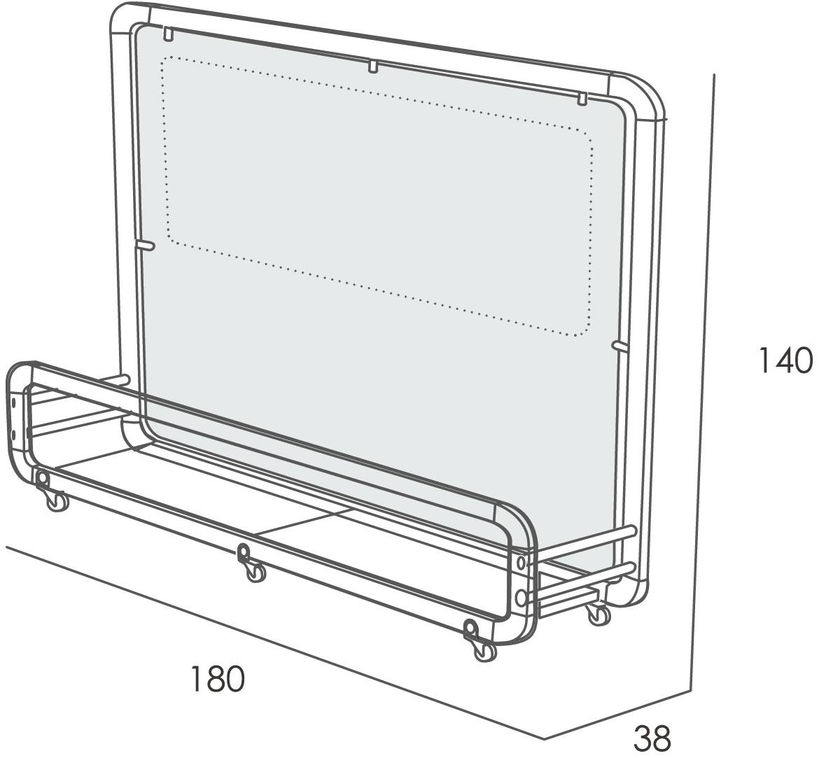 Ezpeleta Разделитель с алюминиевой сеялкой и олефиновой панелью Siena M0-vo10sie05 - Вид №1
