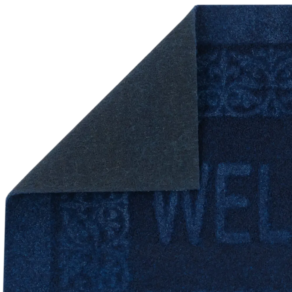 Коврик грязезащитный полипропилен/латекс 40x60 см цвет синий CTIM STLM-2103945 - Вид №4