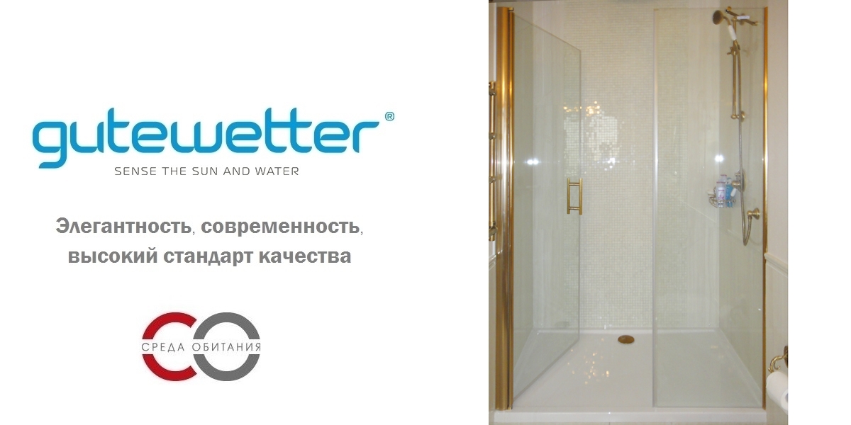 Душевая дверь в нишу 110x190 GK-602B GUTEWETTER LUX DOOR 110X190GK602B - Вид №1