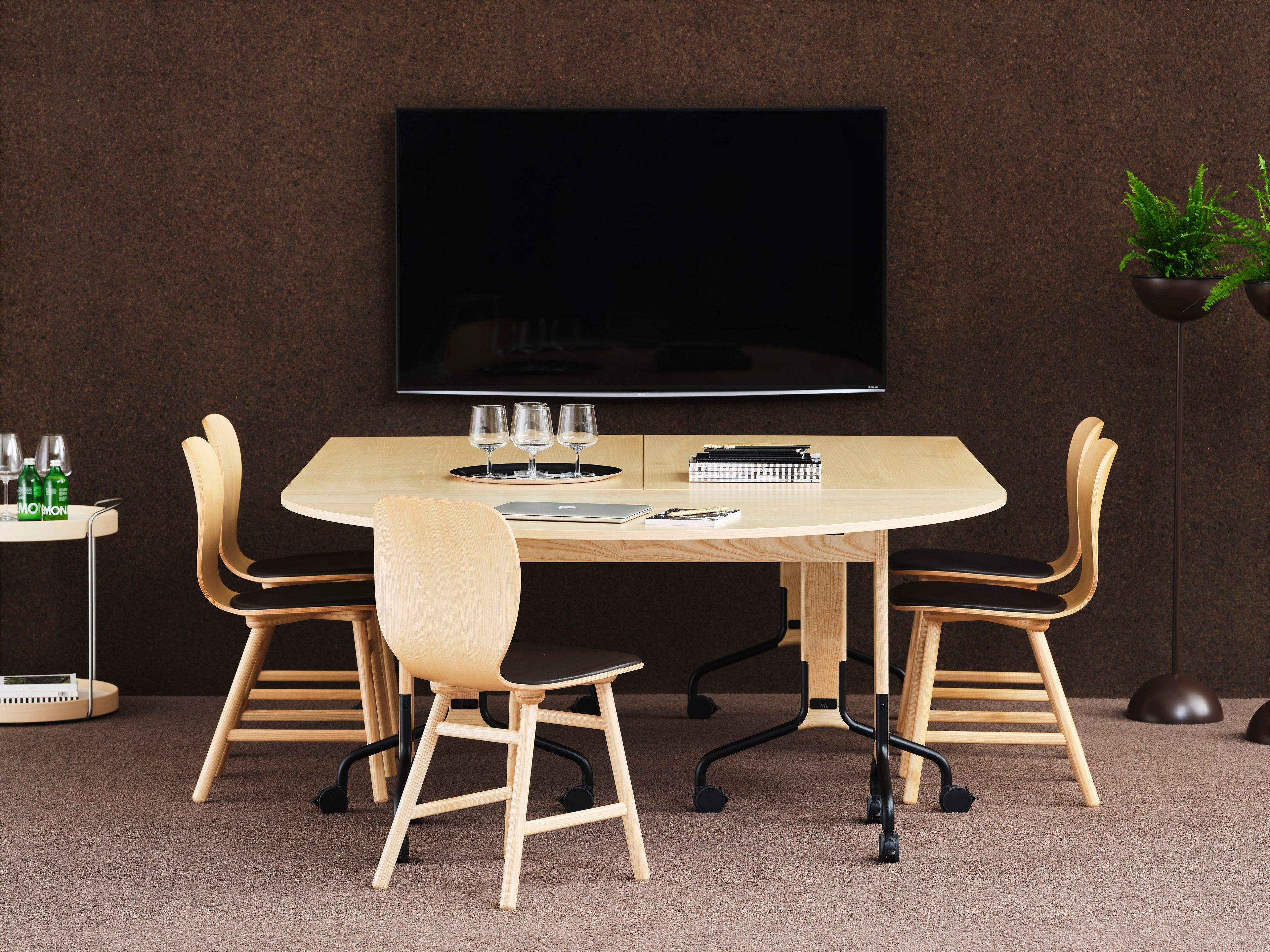 Прямоугольный стол из шпона с колесами Karl Andersson ROLLO ARCH-00129752 - Вид №6