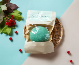 7061 Спонж конжаковый с зеленым чаем Вкусляндия