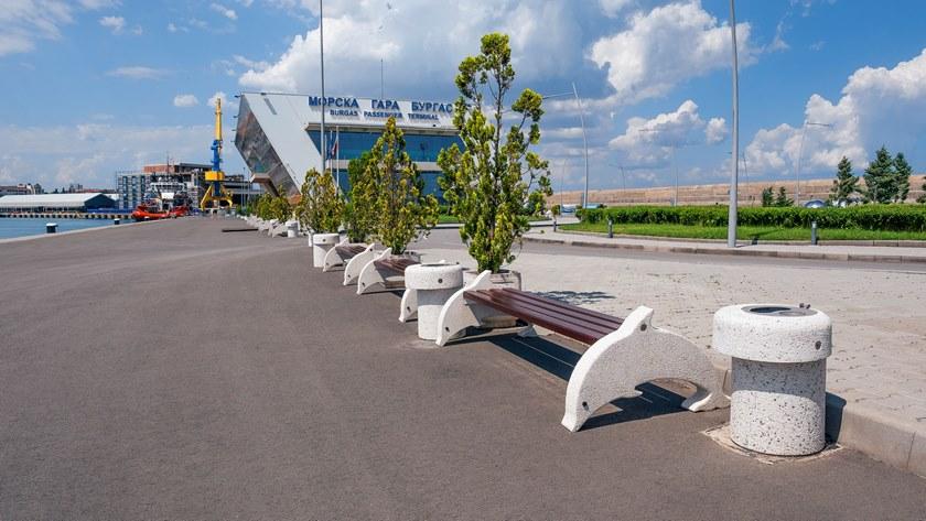 ENCHO ENCHEV - ETE Скамейка из бетона и дерева без спинки  8  - Вид №2