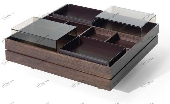 Ditre Italia Деревянный журнальный столик с вещевым ящиком St. germain sun-id-1480576