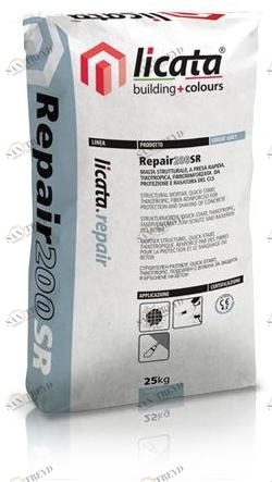 LICATA Конструкционный цементный раствор, армированный фиброй Licata.repair sun-id-1429821