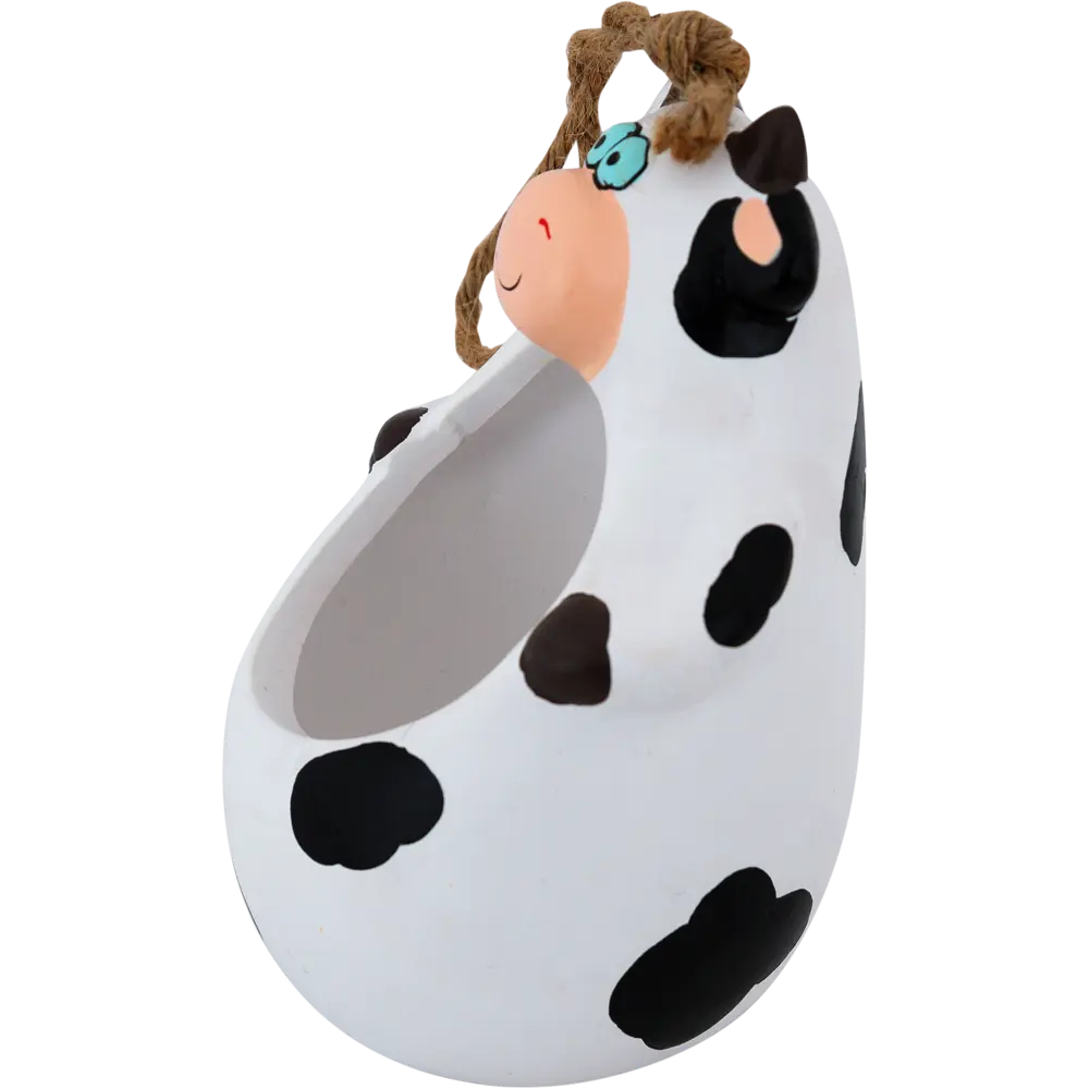 Кашпо-кактусник 10.5x10x15 см v0.15 л керамика чёрный/белый GARDMAX STLM-2160892 - Вид №1