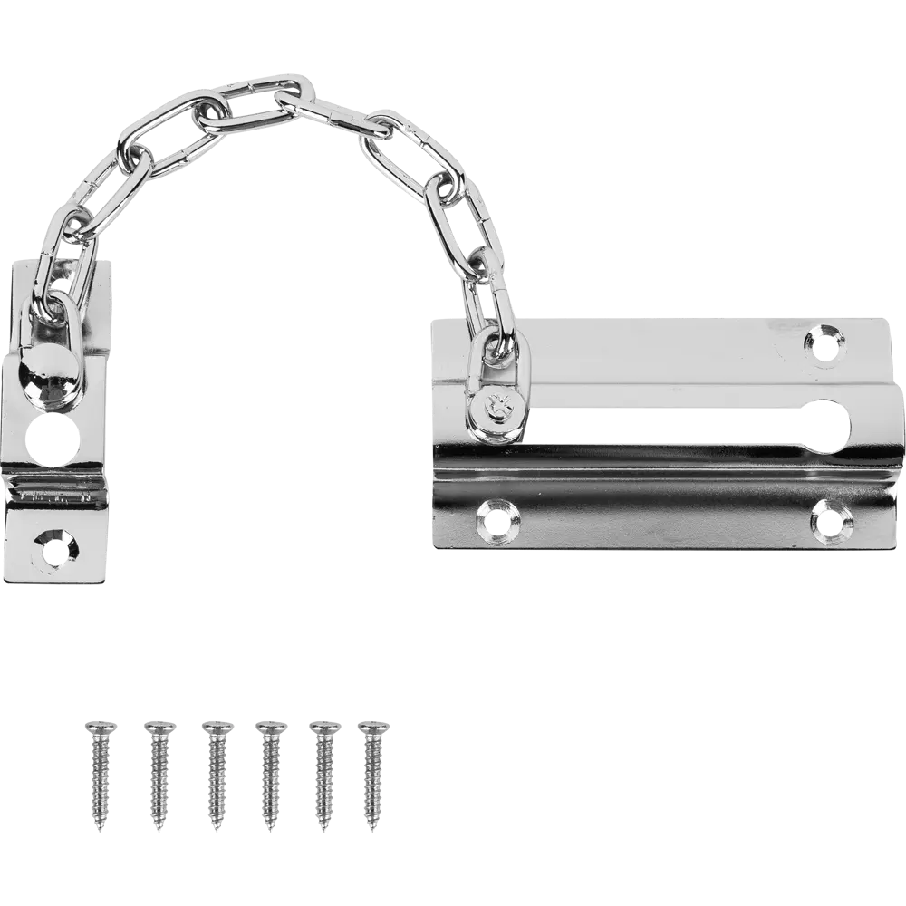 LAMPLANDIA Дверная цепочка с хромированным покрытием для безопасного общения 13461084 STLM-0901183 - Вид №1