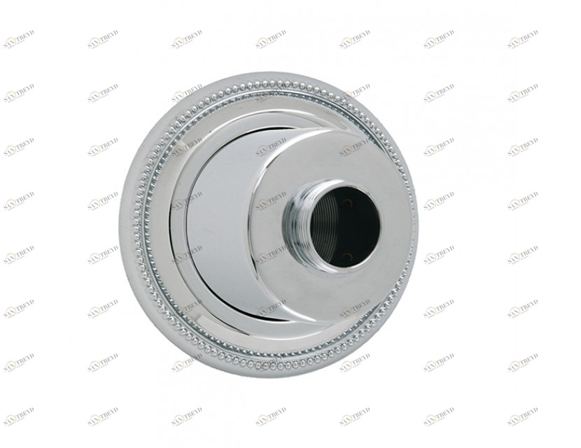 046393.B00.71 Комплект отделки для 3-х сторон настенного переключателя Античное серебро Mestre 