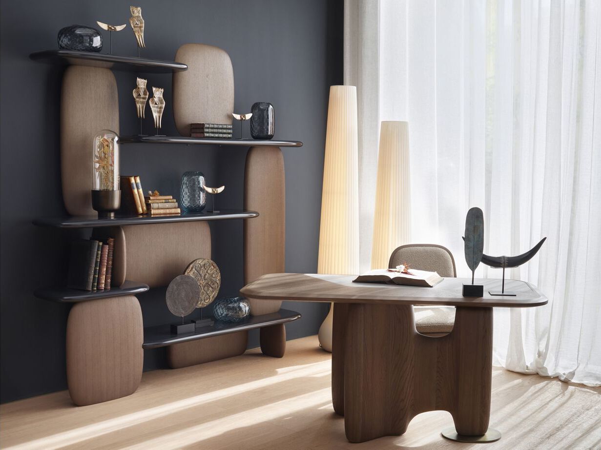 Самонесущий деревянный книжный шкаф ROCHE BOBOIS RIO IPANEMA ARCH-00120956 - Вид №1