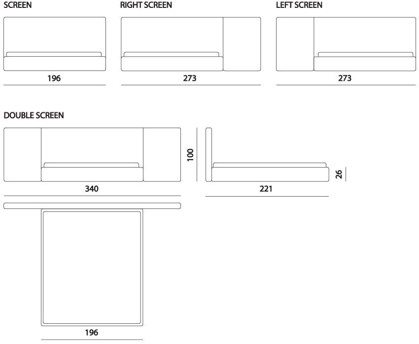 MissoniHome Двуспальная кровать с высоким изголовьем sun-id-1494569 - Вид №3