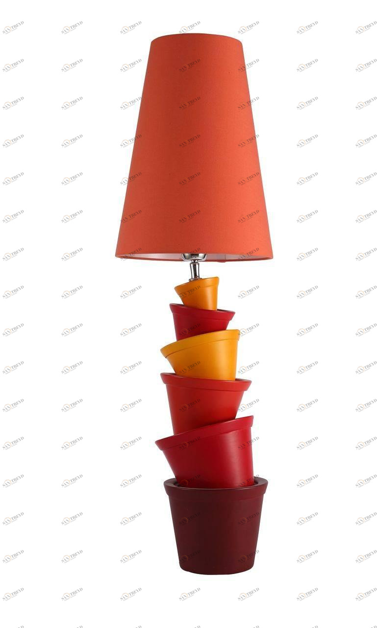 Настольная лампа ST Luce Tabella SL996.604.01 ST LUCE ИНТЕРЬЕРНЫЕ 080372 Красный;оранжевый;яркие 