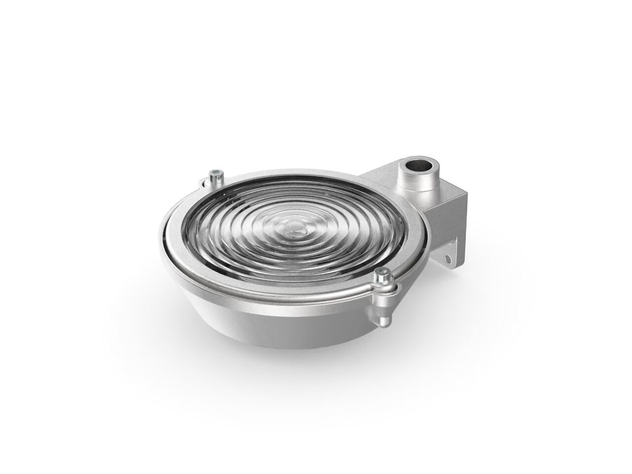 Натуральный алюминиевый настенный светильник Genuit Silver ARCH-00059994 - Вид №2