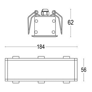 Алюминиевый квадратный светодиодный светильник Ghidini Lighting Edge ARCH-00034086 - Вид №10