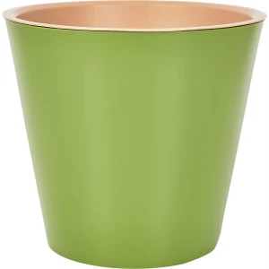 Горшок цветочный Ingreen London ø16 h14.5 см v1.6 л полипропилен цвет оливковый