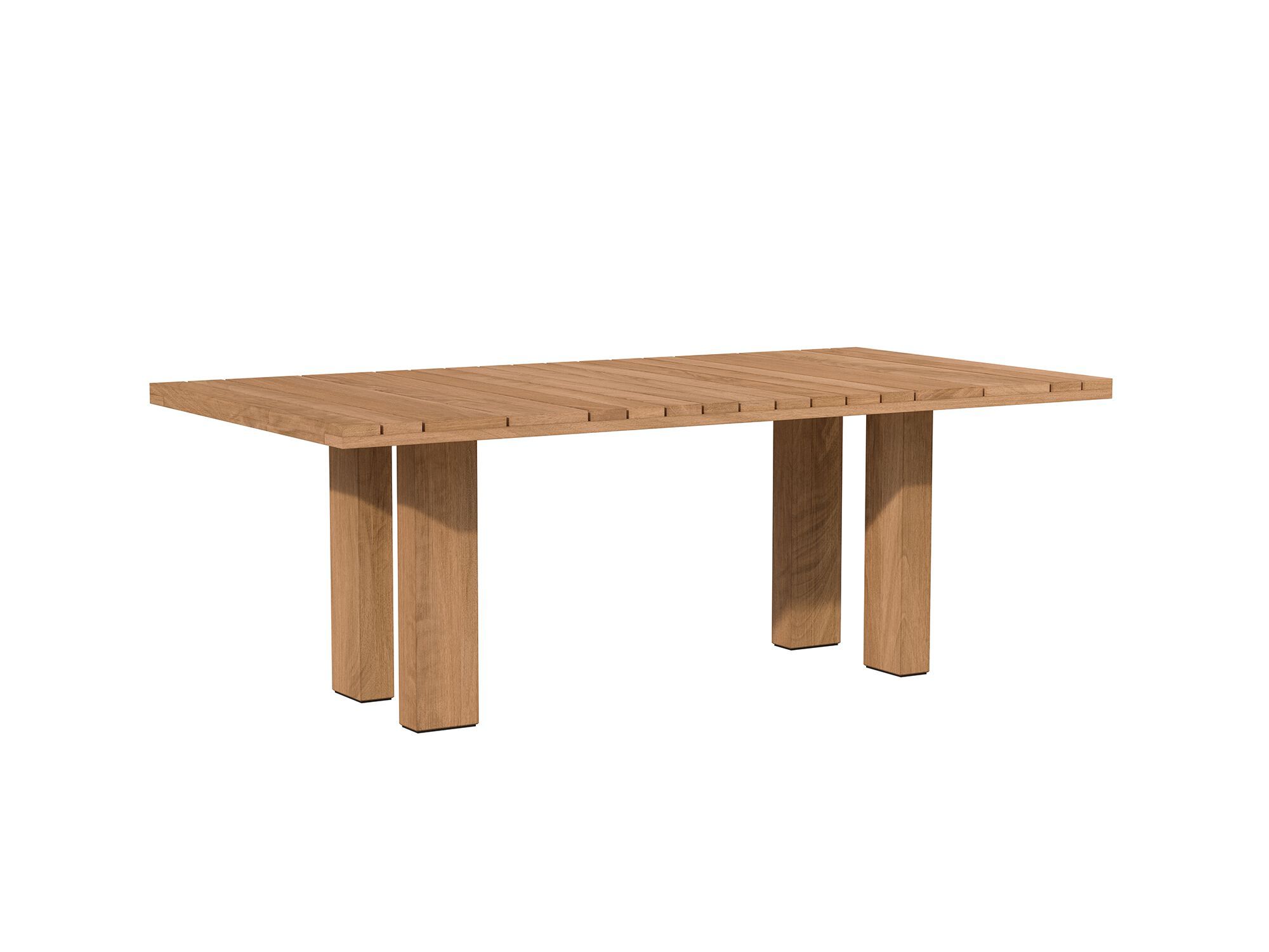 Прямоугольный стол из тикового дерева TRIBÙ Suro ARCH-00100024 - Вид №2