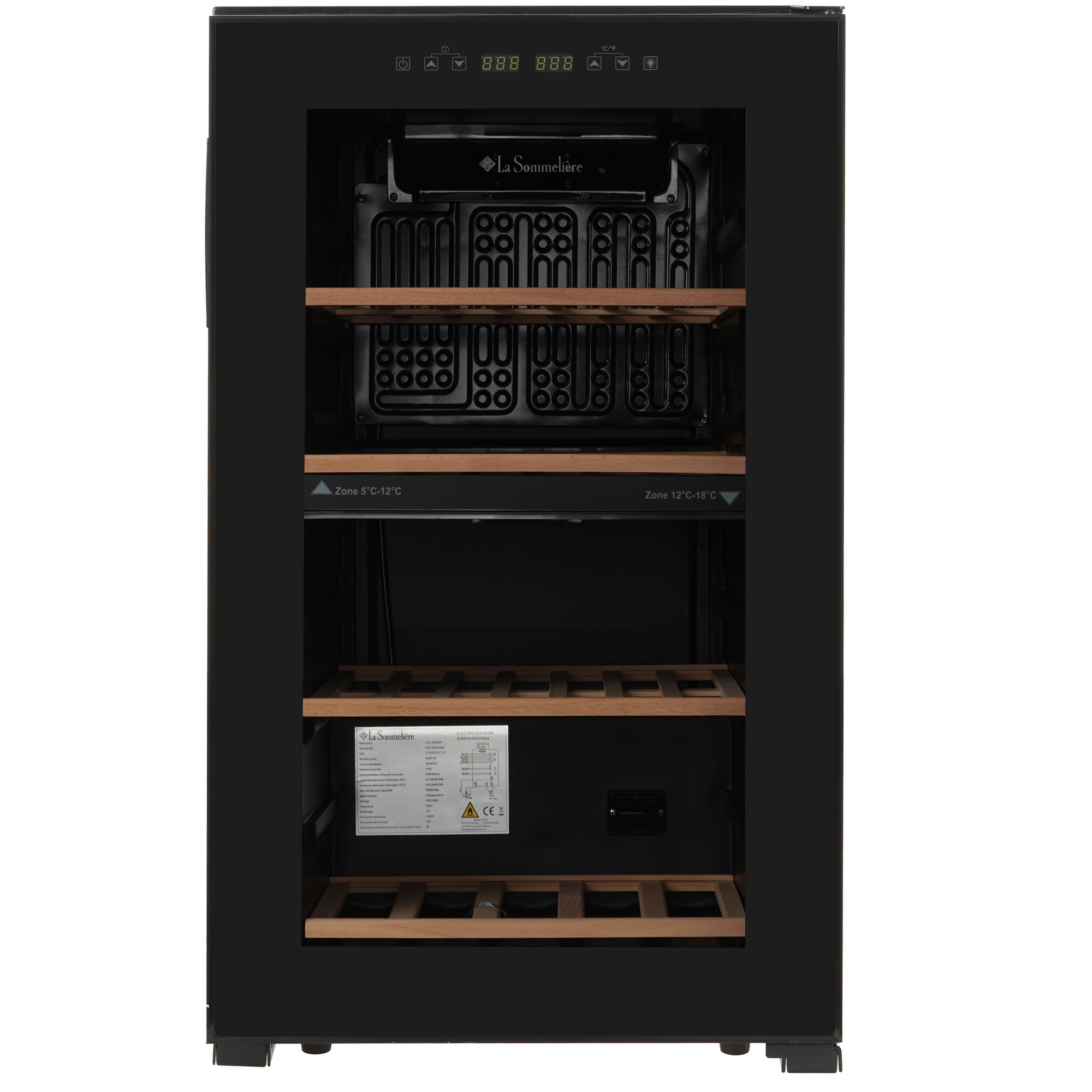 9013497 Винный шкаф LaSommeliere LS51.2ZBLACK черный STDN-0104698 - Вид №1