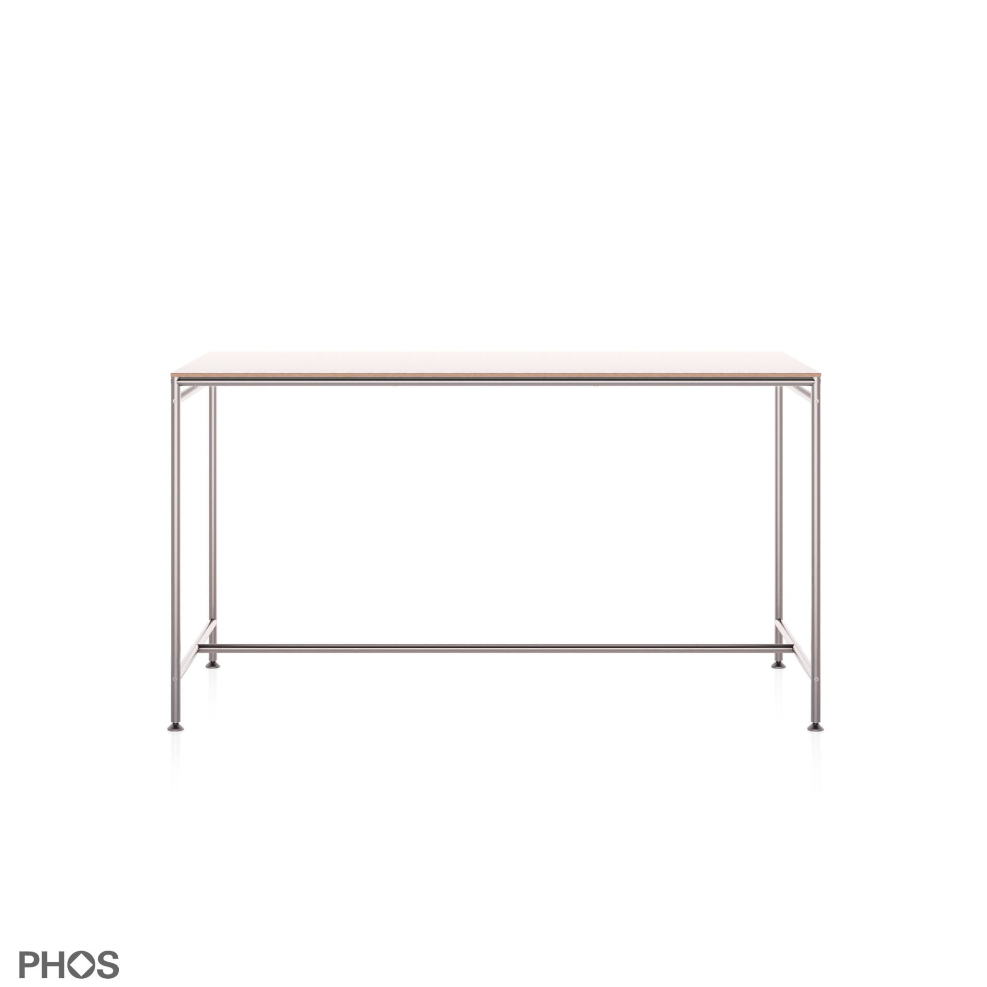 KATI-E1-140x60-MW Стол Карлсруэ - обеденный стол - белый - 140 х 60 х 75 см. PHOS 