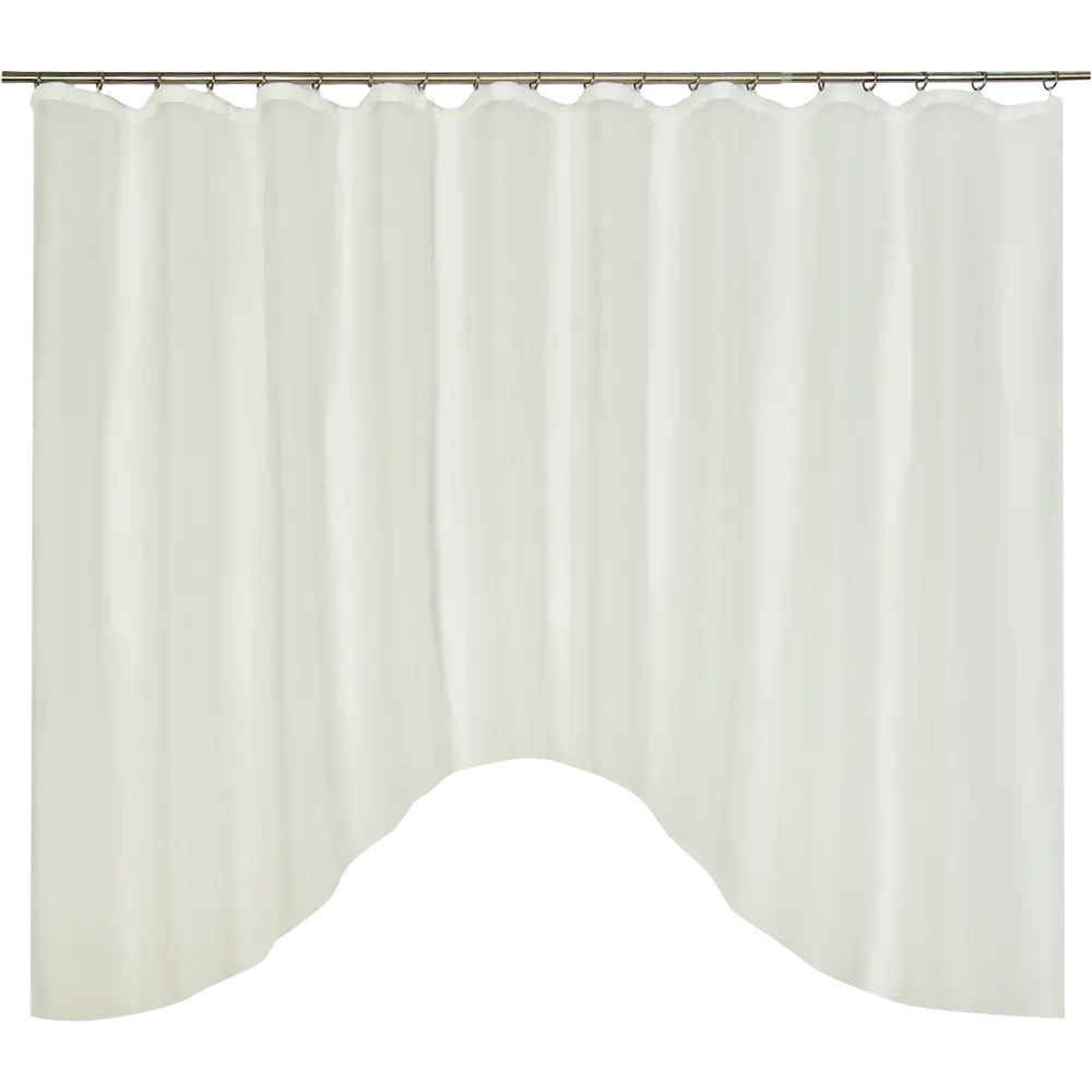 Штора на ленте для кухни "Арка" 285x160 см цвет молочный Santreyd STLM-2141187