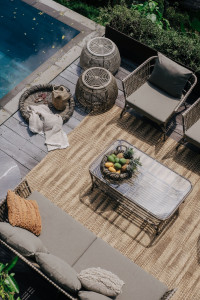 3-местный садовый диван из синтетического волокна