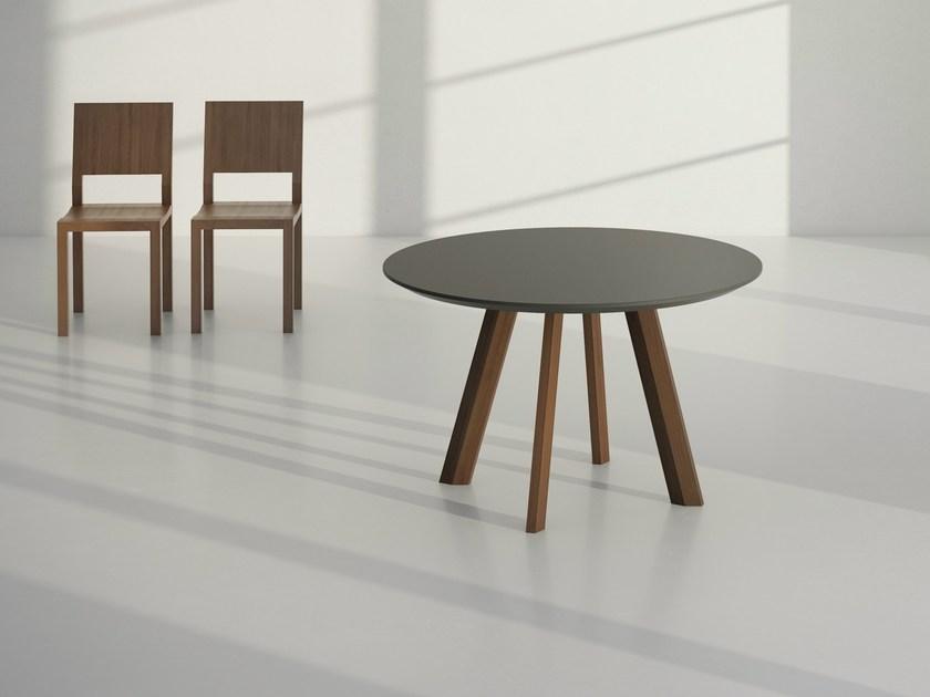 Vitamin Design Круглый деревянный стол Rhombi sun-id-1461846 - Вид №2