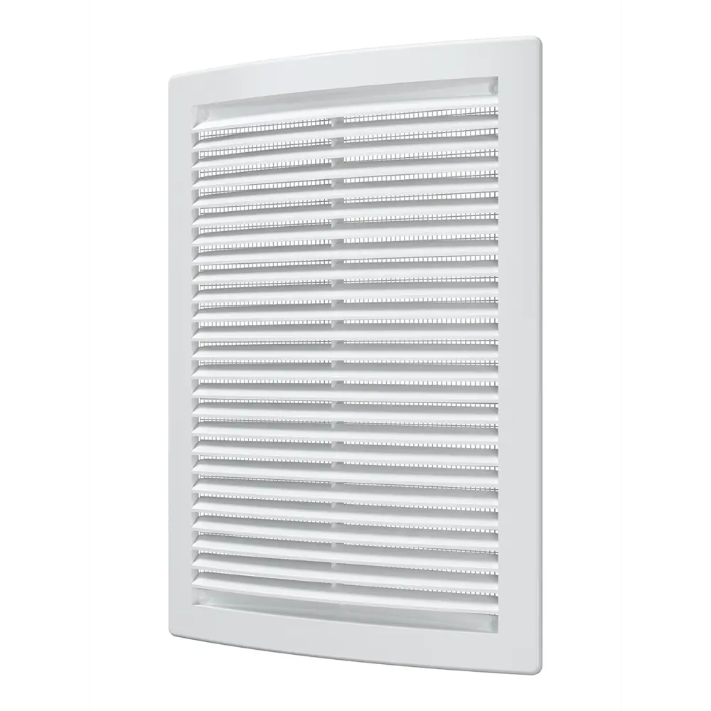 Вентиляционная решетка с сеткой Fonet 180x250 мм пластик цвет белый STLM-2170502