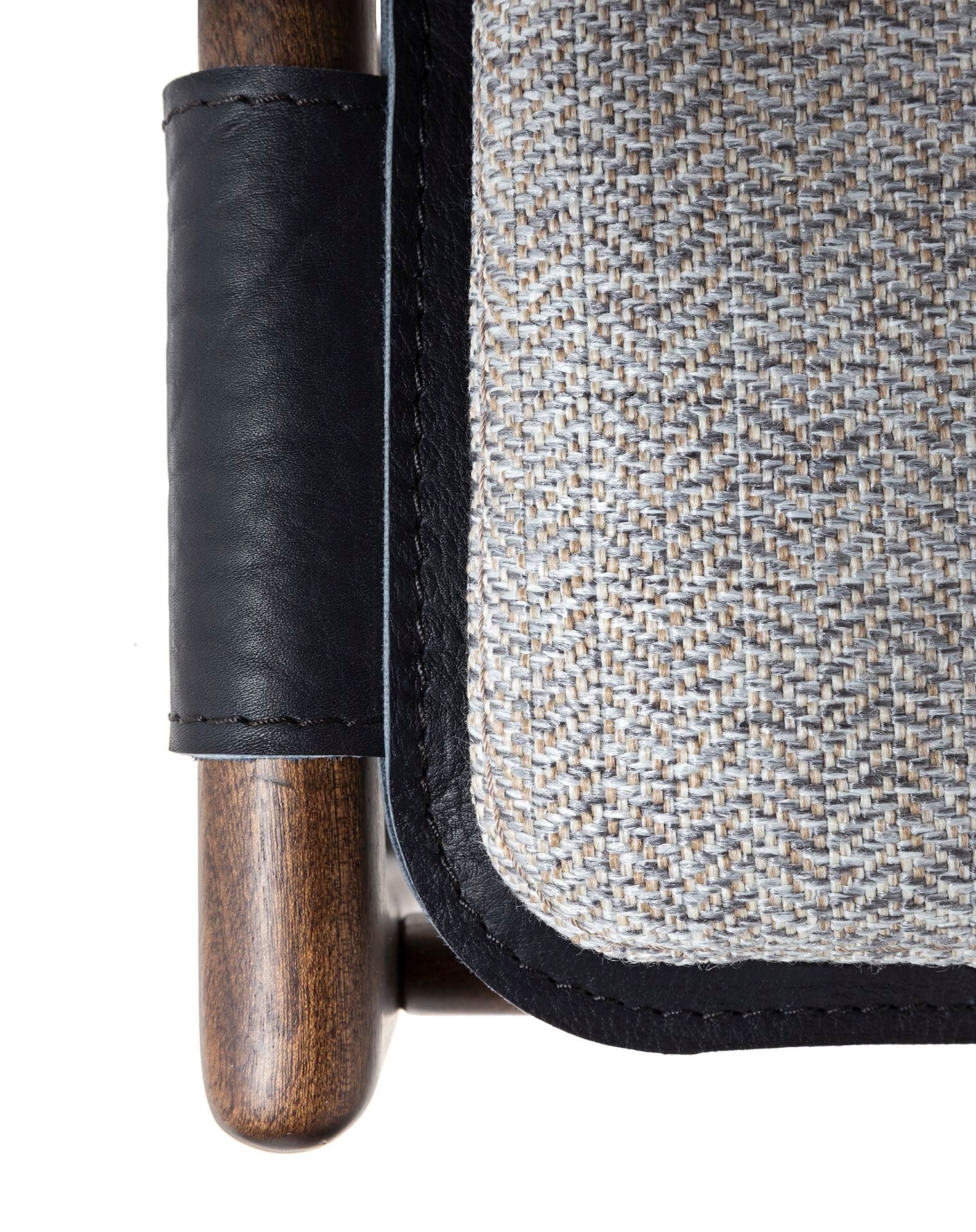 Садовое кресло из красного дерева и кожи с подлокотниками Exteta Levante ARCH-00082375 - Вид №19