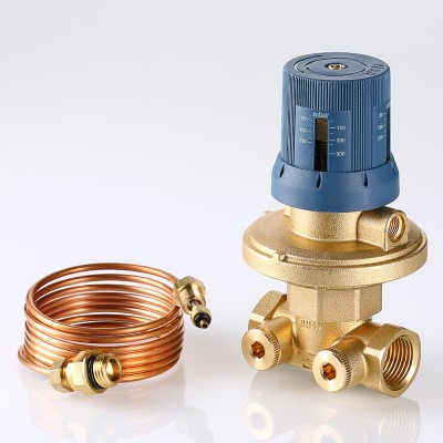 VT.041.G.30004 Автоматический регулятор перепада давления Valtec 1/2", 50–300 мбар  - Вид №1