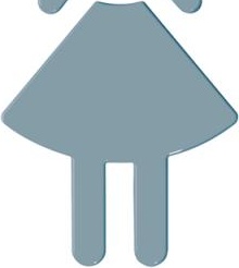 801.91.020 значок женщина HEWI Türzubehör  - Вид №18