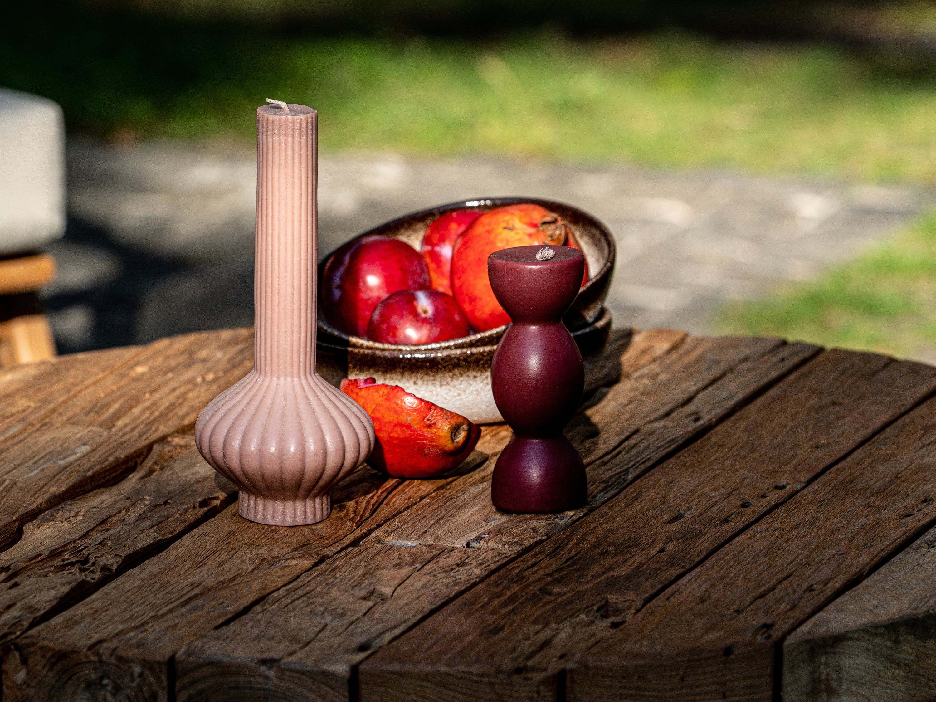 Круглый низкий стол из тикового дерева cbdesign Rustic ARCH-00113166 - Вид №5