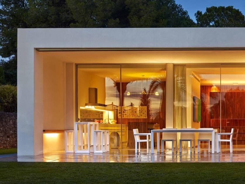 VONDOM Прямоугольный садовый стол из полиэтилена Frame sun-id-1397901 - Вид №2