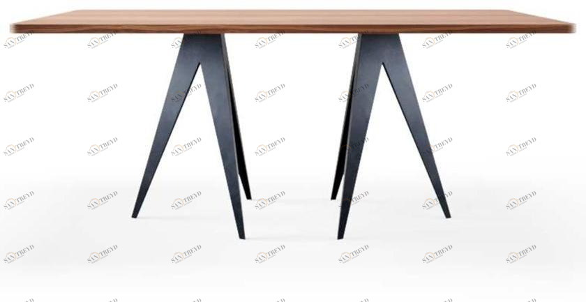 HMD INTERIORS Прямоугольный обеденный стол Aristo sun-id-1358460