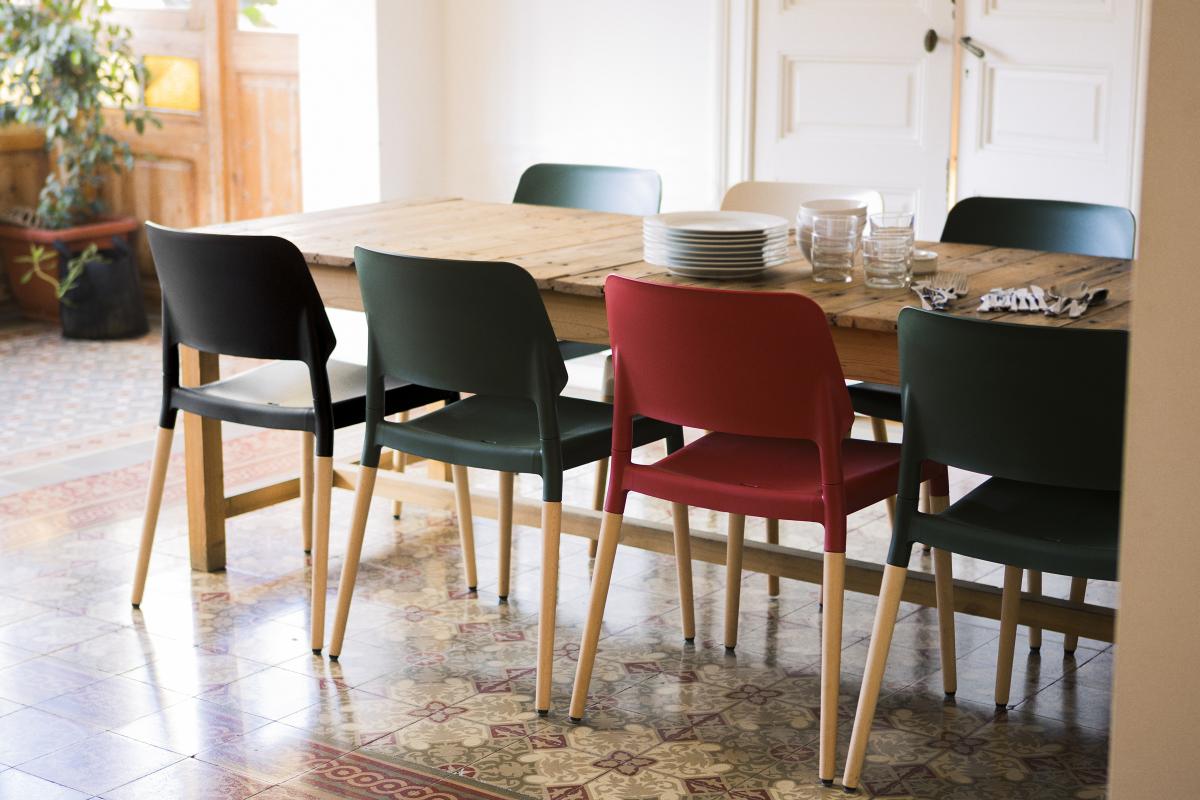 007862 Стул черный Santa & Cole Belloch Santreyd  - Вид №2