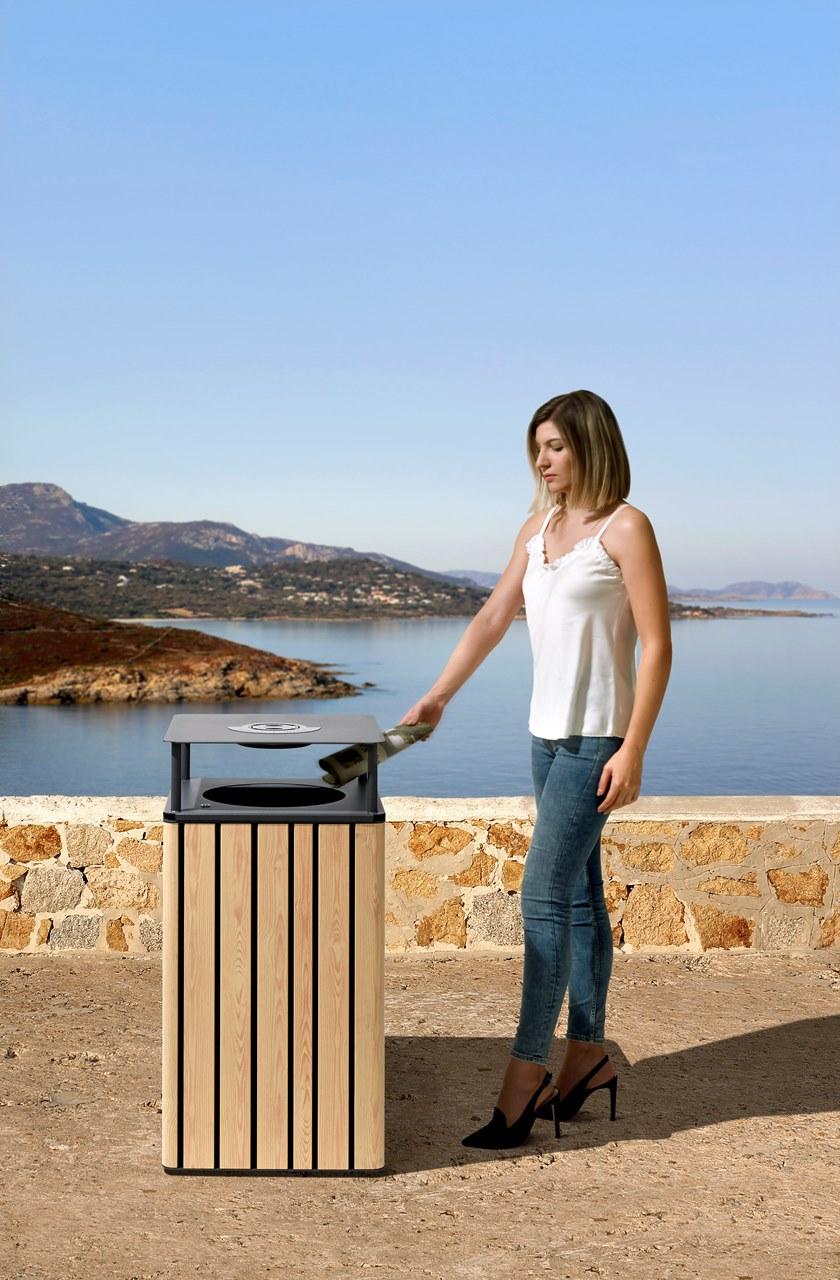 Urbantime Контейнер для мусора из алюминия Ventiquattrore.h24 sun-id-1364081 - Вид №1