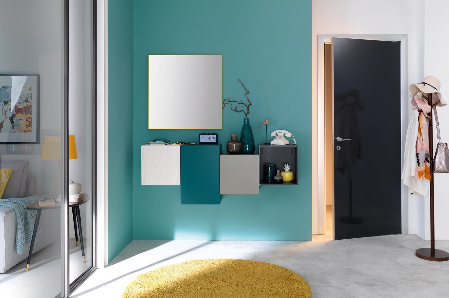 Шкаф от входа до стены Moretti Compact LV207 ARCH-00016193 - Вид №1