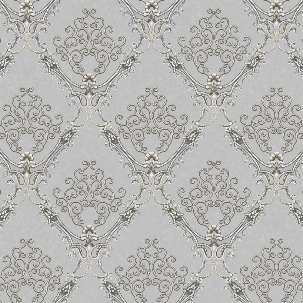 Обои флизелиновые Erismann Fusion серые 1.06 м 4595-7 STLM-2027977 - Вид №1