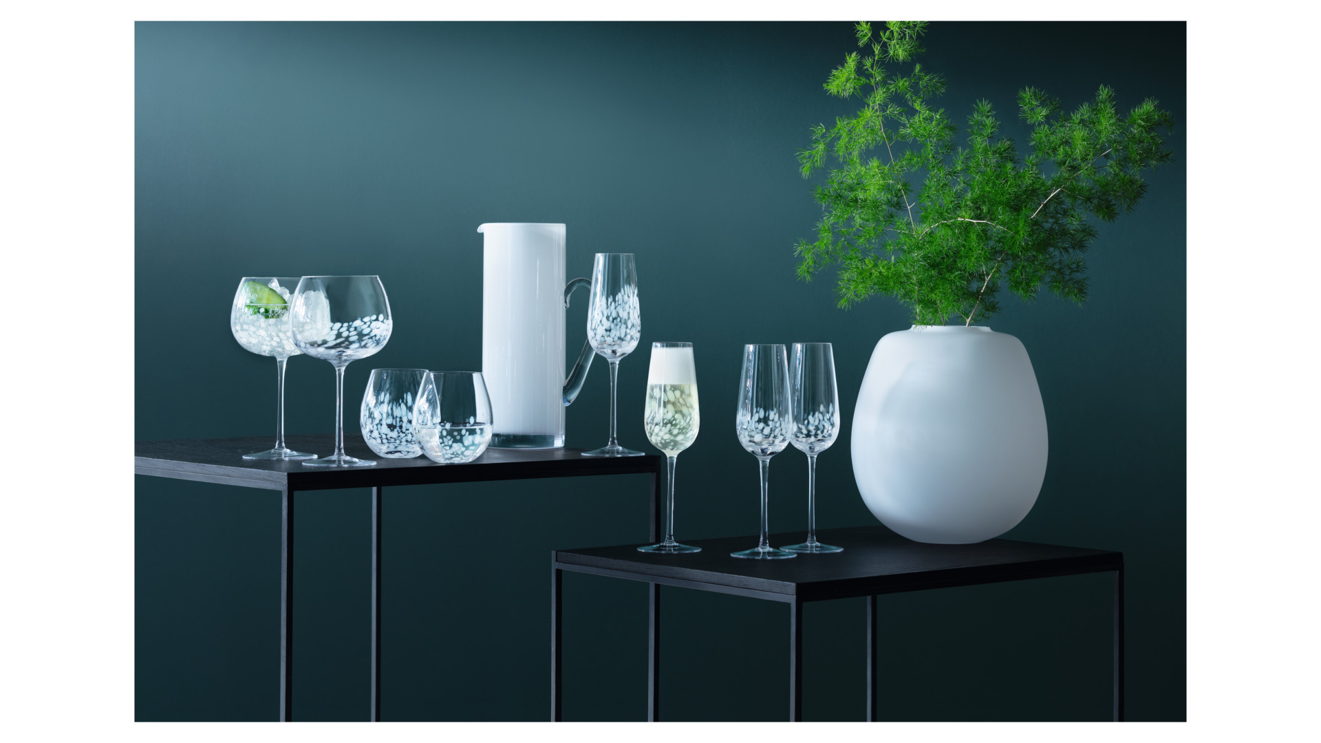 10656195 LSA International Набор бокалов для шампанского LSA International, "Stipple", 250мл, 2шт. Стекло  - Вид №4