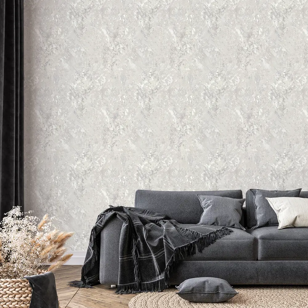 Обои флизелиновые Inspire Flow серые 1.06 м Granit 5 STLM-2015772 - Вид №2