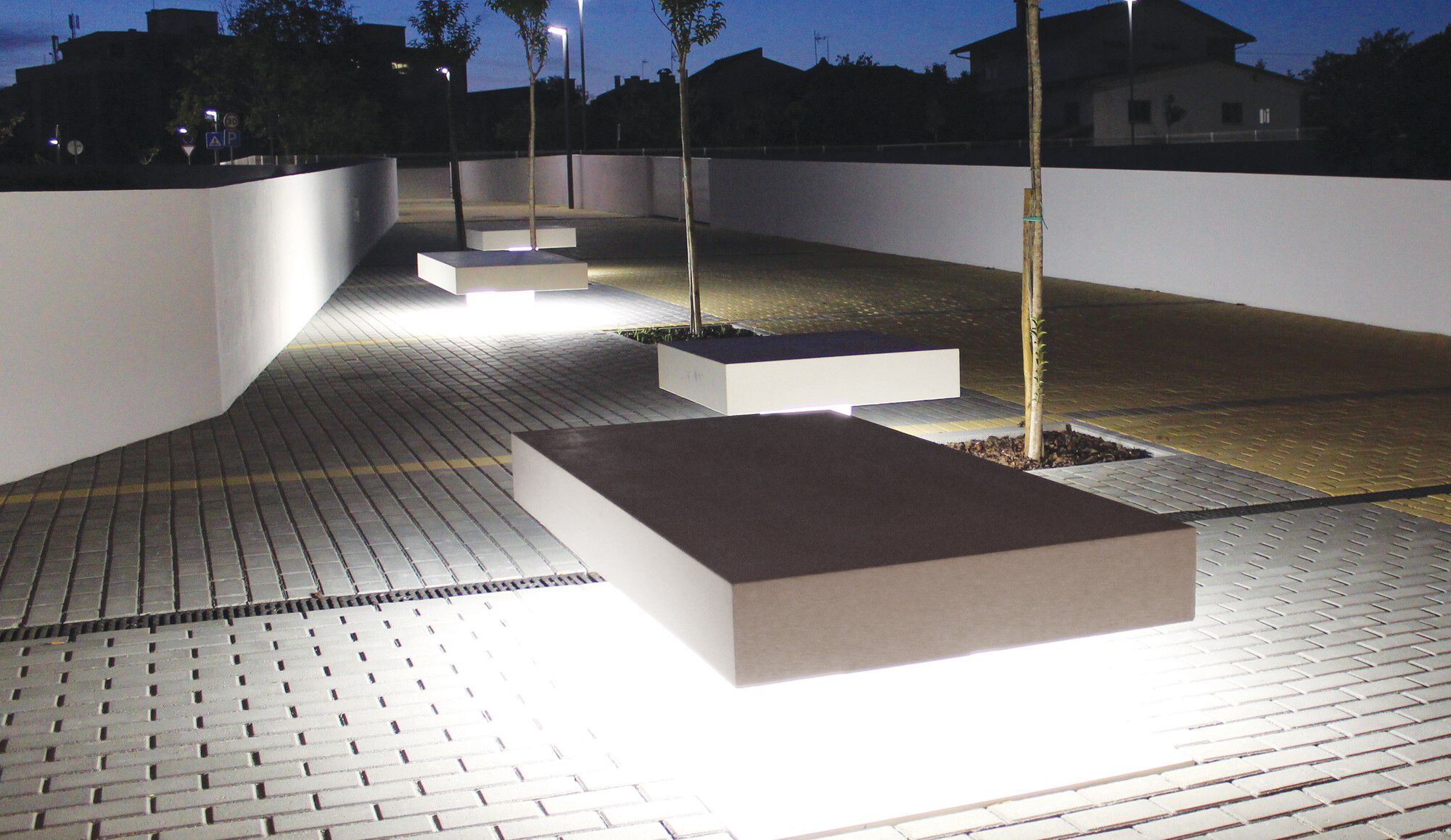 Бетонное наружное сиденье amop Plano ARCH-00099698 - Вид №1