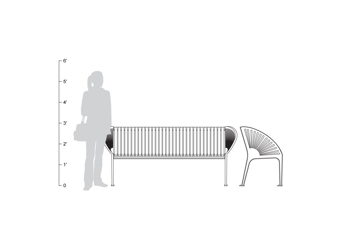 FSRT25 Копенгаген скамейка  Forms-surfaces  - Вид №10