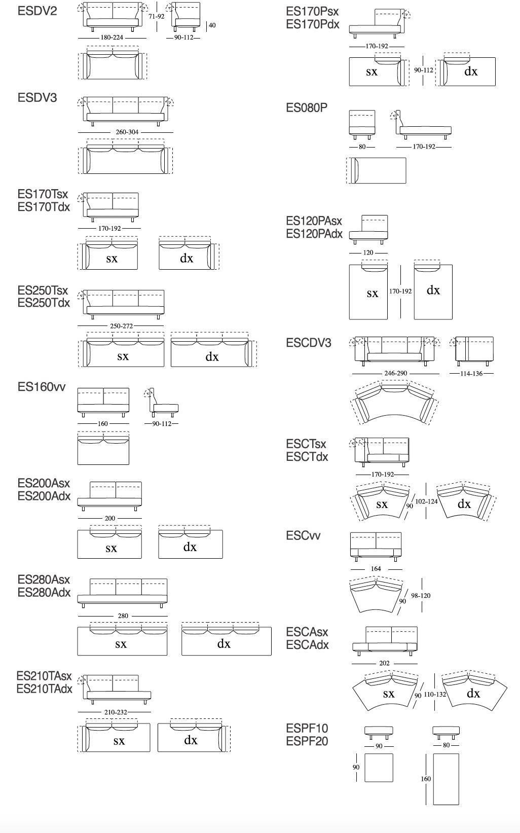 edra Модульный тканевый диван sun-id-1384098 - Вид №19