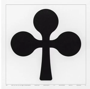 Danese Milano Трафаретная печать на бумаге Sei simboli sinsemantici Dedz11/wt