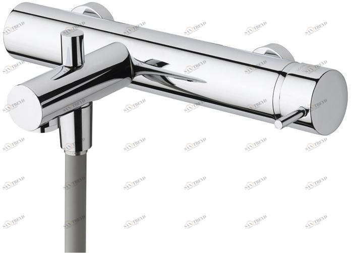 Water Evolution Смеситель для ванны настенный из хромированной латуни Flow sun-id-1373858