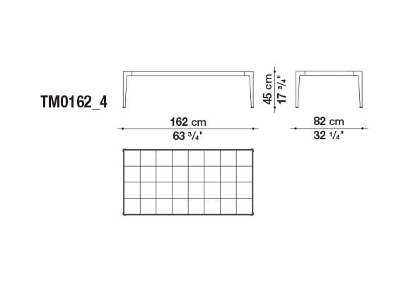 Садовый стол из керамогранита B&B Italia Outdoor мирт ARCH-00096972 - Вид №1