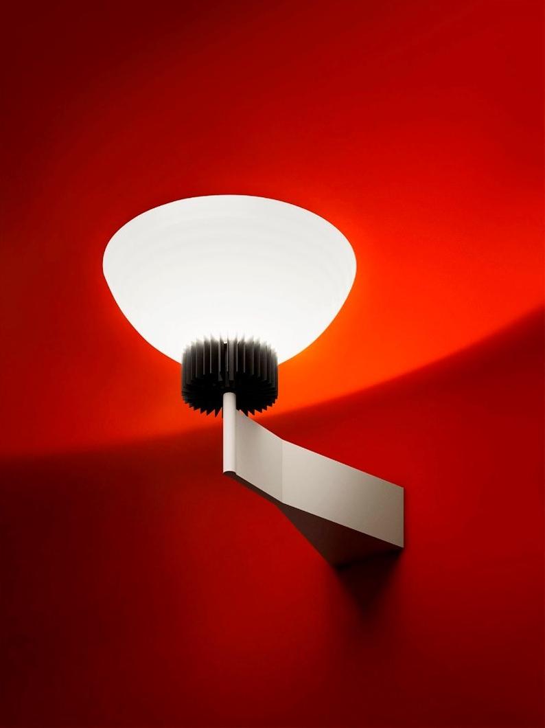 Martinelli Luce Настенный светильник из алюминия и стекла с диммером  1290/dim/l/1  - Вид №3