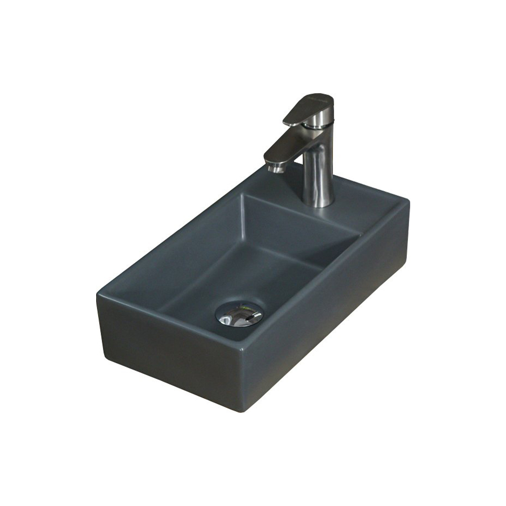 Накладная раковина melana mln-320351mg матовая серая 320351MG -805 - Вид №2