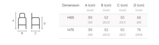 Высокий тканевый стул со спинкой с мягким сиденьем Midj Майя ARCH-00093337 - Вид №1